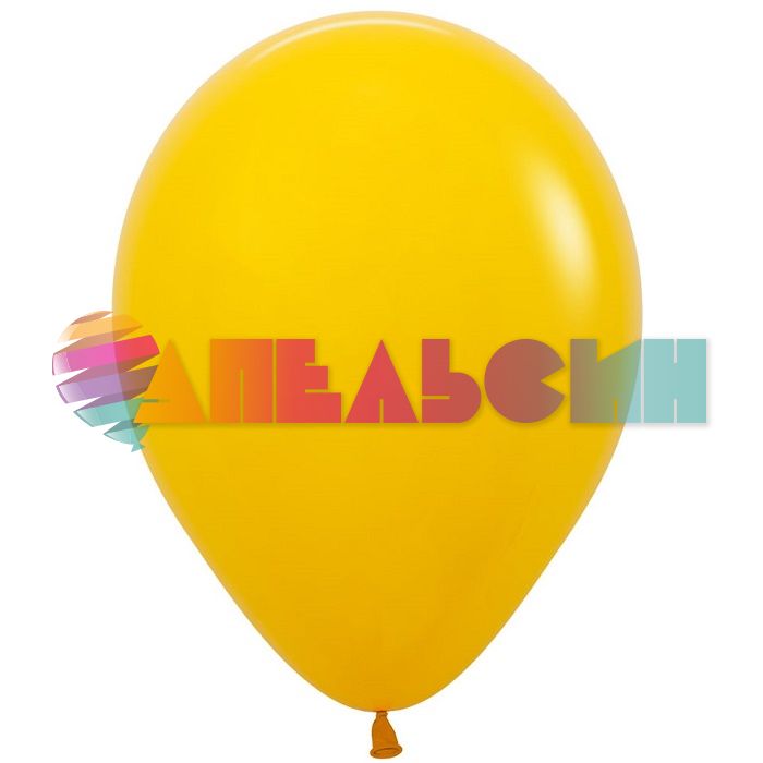 Шар пастель Желтый S12"/30см (021) Honey Yellow Медовый 50шт/уп (Колумбия) 231761