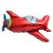 Шар фигура Самолет красный FL38"/97см (Китай) 180634