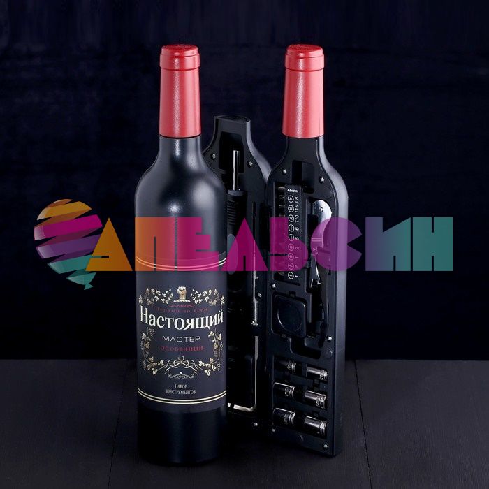 Набор инструментов в бутылке Настоящий Мужчина 4617543