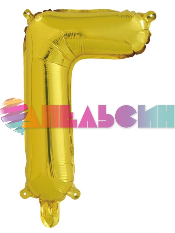 Шар буква FL16"/41см Золото Г (Китай) 173913