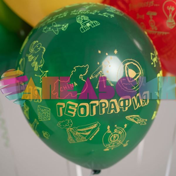 Шар латекс Вперед к знаниям 12"/30см 25шт/уп (Мексика) 6076993