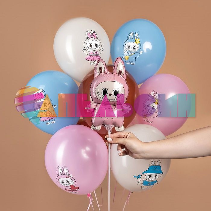 Мини фигура Плюшевый эльф розовый FL17"/43см (Китай) 26983