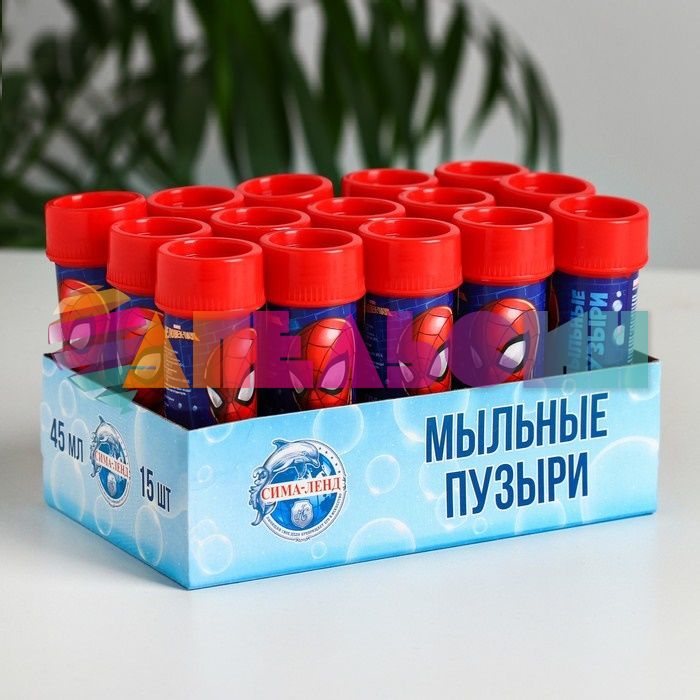 Мыльные пузыри 45мл Человек паук 4781150