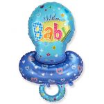 Шар фигура Соска пустышка Welcome Baby голубой F40"/102см (Испания) 901791A