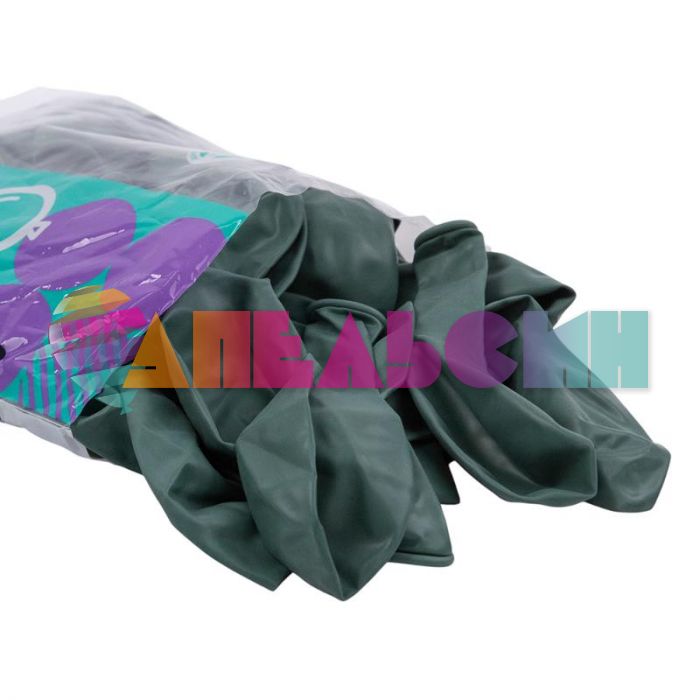 Шар пастель Зеленый DL18"/46см (206) Sage шалфей 10шт/уп (Вьетнам) 318206