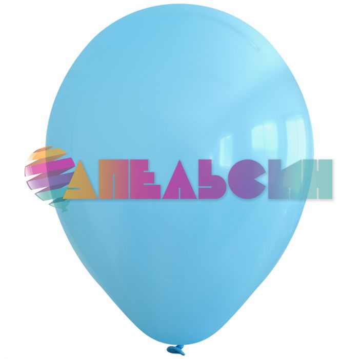 Шар пастель Голубой Т05"/13см (2328) Blue 100шт/уп (Турция) 8052328