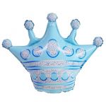 Мини фигура Корона голубой FL16"/41см с клапаном (Китай) 19909