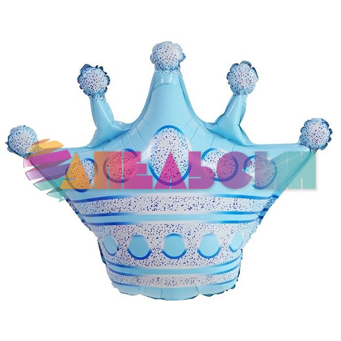 Мини фигура Корона голубой FL16"/41см с клапаном (Китай) 19909