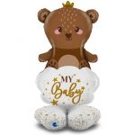 Шар ХОД Медвежонок для малыша My Baby G47"/119см на подставке (Италия) воздух GK70017