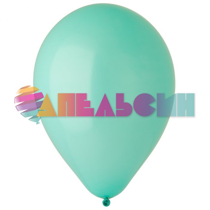 Шар пастель Бирюза Э12"/30см (278) Robin's Egg Blue 50шт/уп (Малайзия) фэшн 1102-1628