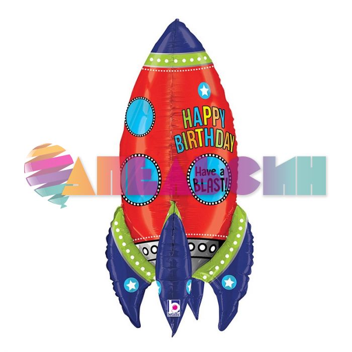 Шар 3D фигура Ракета HB Have a BLAST B36"/91см (США) 1207-3316