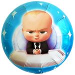 Шар фольга Босс серьезный FL18"/46см (Китай) круг 1202-3876 24444