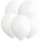 Шар пастель Белый Т12"/30см (2312) White 100шт/уп (Турция) 8122312