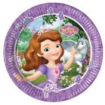 Тарелка Принцесса София/ Sofia the First Острова 23см 8шт/уп картон 1502-2437