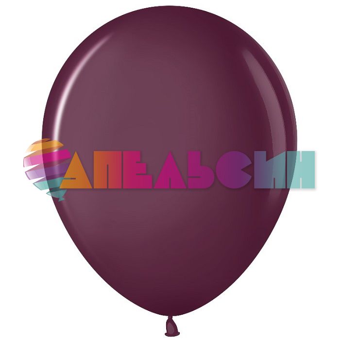 Шар пастель Красный VV12"/30см (441) Burgundy 100шт/уп (Малайзия) 711036
