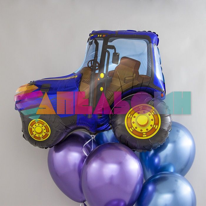 Шар хром Синий Д12"/30см 50шт/уп (Китай) 611103