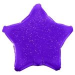Шар звезда Фиолетовый FL18"/86см (Китай) блеск 123067