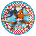 Тарелка Самолеты/ Planes 20см 8шт/уп картон 1502-1216