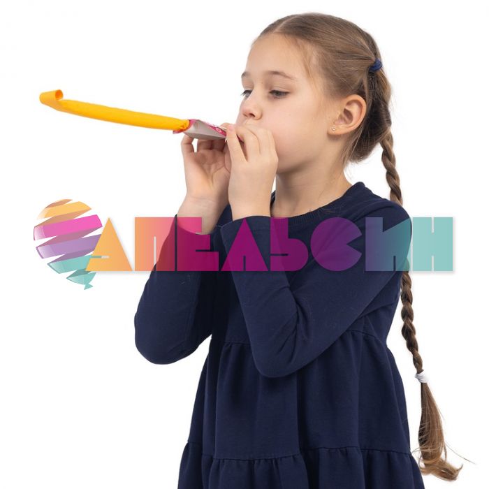 Язык-гудок Маша и Медведь С ДР 6шт/уп с карточкой 1501-6450