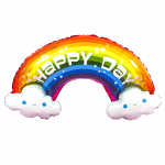Шар фигура Радуга в облаках Happy Day F39"/99см (Испания) 901839