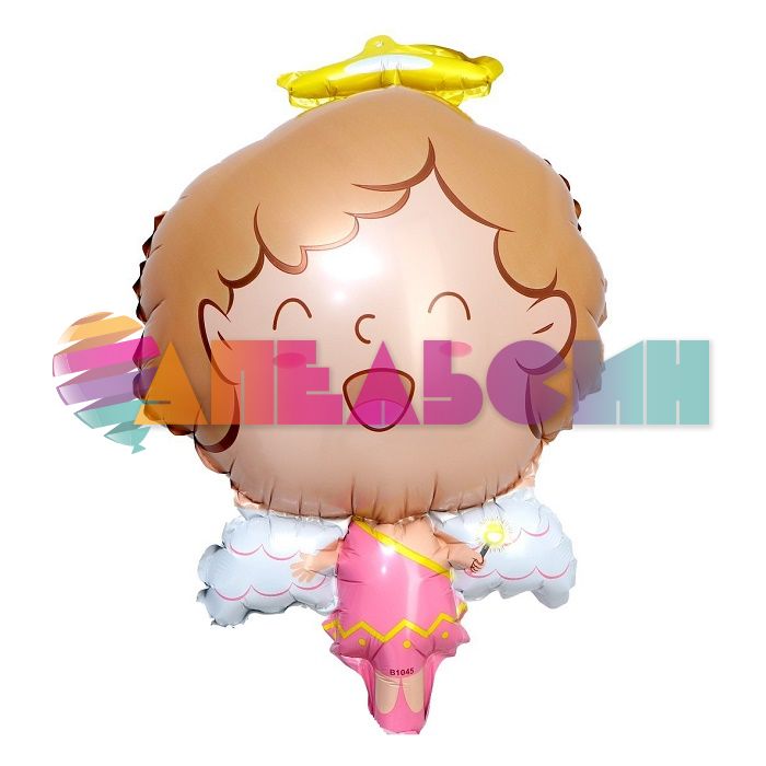 Мини фигура Ангел розовый FL14"/36см (Китай) 7475712