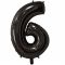 Шар цифра Черный Е26"/66см 6 Black (Китай) 1207-4844