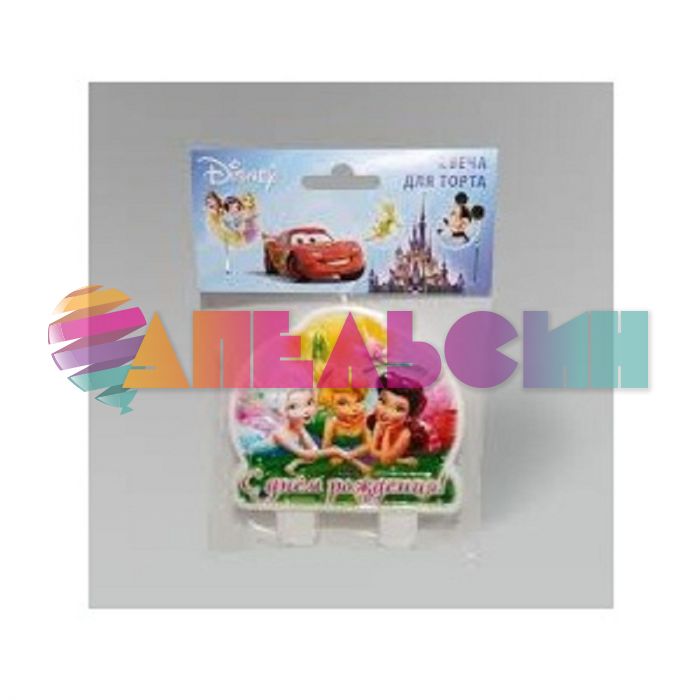 Свеча для торта Феи Dicney цветочные 2093
