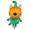 Мини фигура Три кота Компот FL14"/36см с клапаном (Китай) 402117