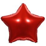 Шар звезда Красный FL18"/46см (Китай) металлик 120103