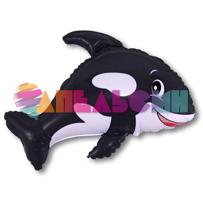 Шар фигура Рыба Касатка морская черный F35"/89см (Испания) 901630N
