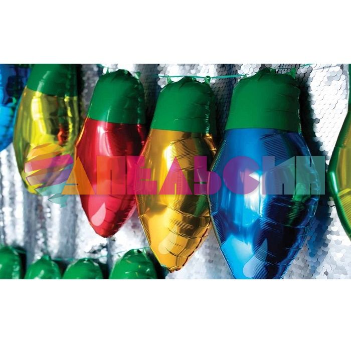 Гирлянда из шаров Фонарики ассорти (Новый год) FL17"/43см 20001