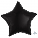 Шар звезда Черный A19"/49см Black (США) пастель 1204-0482