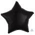 Шар звезда Черный A19"/49см Black (США) пастель 1204-0482
