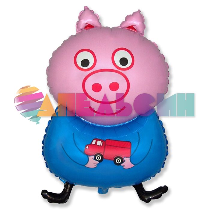 Мини фигура Поросенок с игрушкой F13"/33см (Испания) 902728