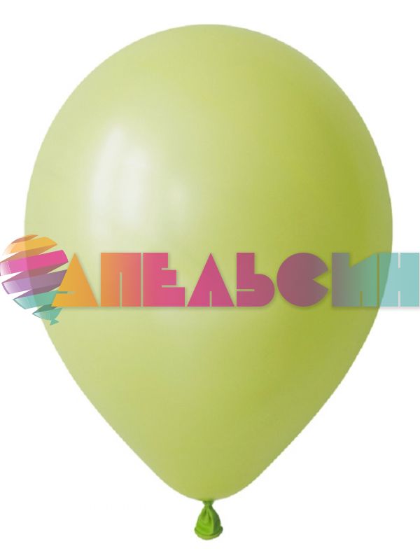 Шар пастель Зеленый DL12"/30см (243) Lemon лаймовый 50шт/уп (Вьетнам) макарунс 312243-50
