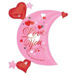 Шар фигура Луна Love You to the Moon and back A43"/109см (США) 1207-2054
