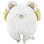 Шар фигура Мишка с золотыми крылышками FL23"/59см (Китай) 23791