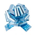 Бант Голубой d=21см фольга 6,5см шар 661031