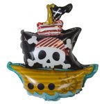 Мини фигура Пиратский корабль FL12"/30см с клапаном (Китай) 21798