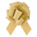 Бант Золото d=21см глиттер 6,5см шар 661062