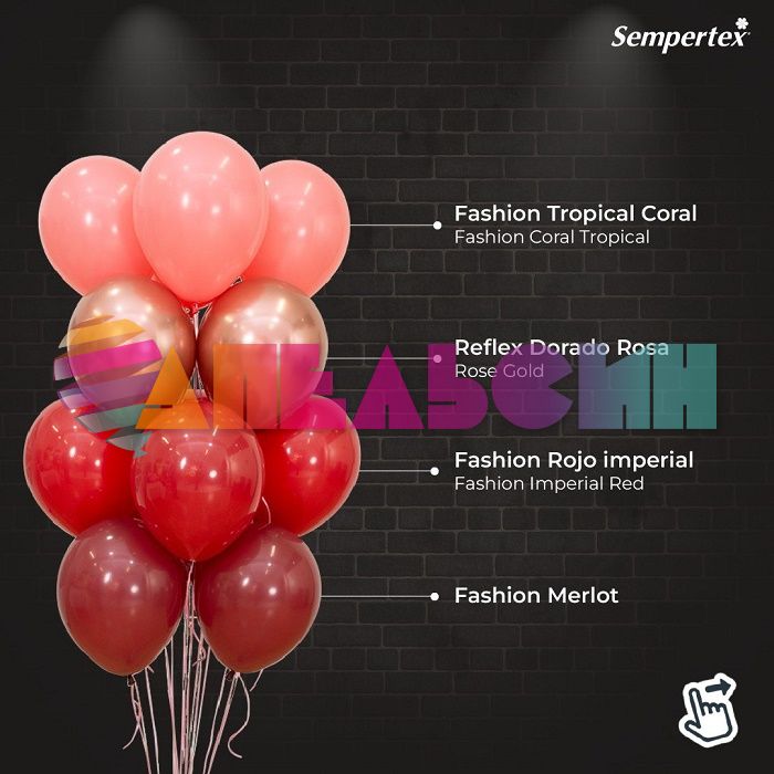 Шар пастель Красный S12"/30см (018) Merlot Мерло 50шт/уп (Колумбия) 205632