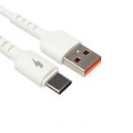 Кабель Type-C USB 3A 2м Белый Exployd EX-K-1394 силиконовая оплетка 9393023