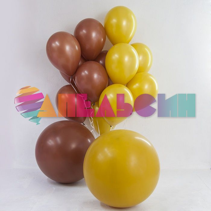Шар пастель Желтый S12"/30см (023) Mustard Горчичный 50шт/уп (Колумбия) 177502
