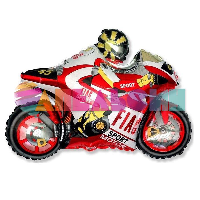 Мини фигура Мотобайк красный F13"/33см (Испания) 902666R