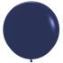 Шар пастель Синий S24"/76см (044) Navy Blue Темный 3шт/уп (Колумбия) 151830