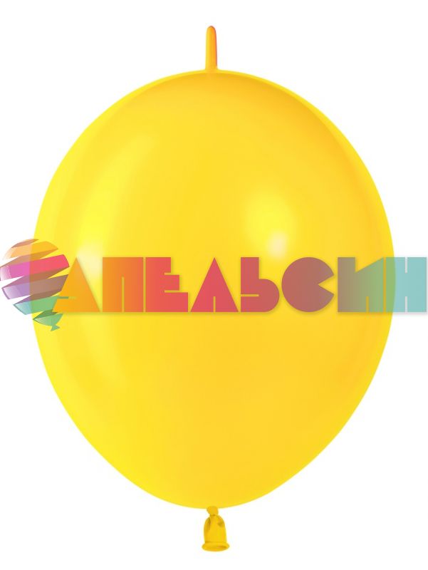 Шар ЛОЛ пастель Желтый 06"/15см (L55) Yellow 100шт/уп (Китай) 512-06L55