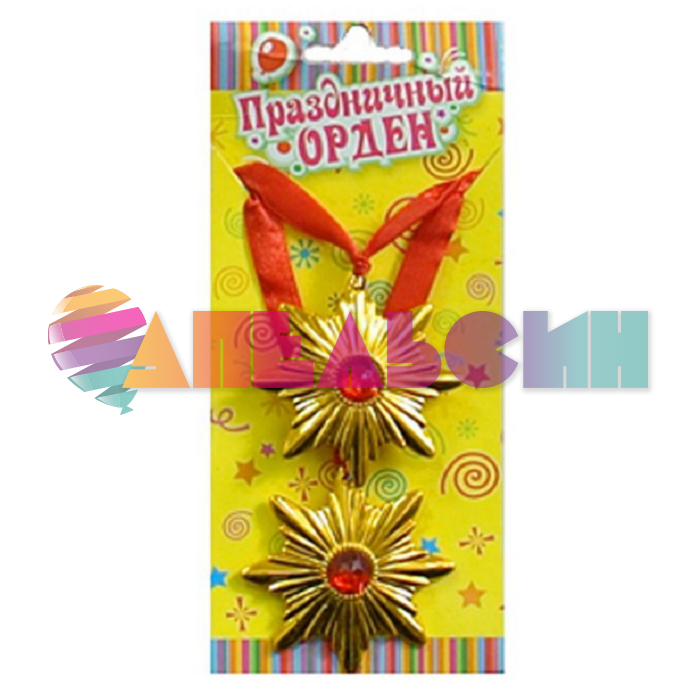 Орден Банк Империал на красной ленте 2шт/уп 6036508
