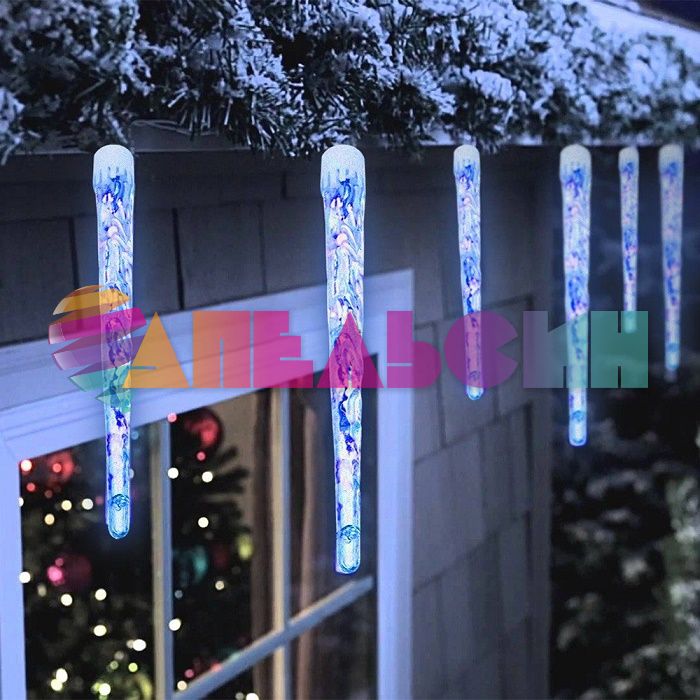 ЭГ сосульки 8м Белый 80л LED УЛИЦА 862354