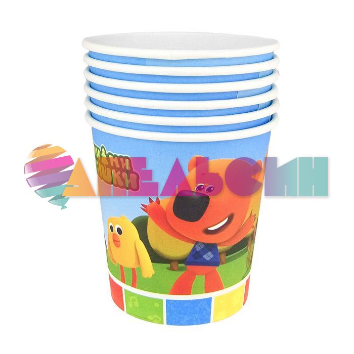 Стакан Ми-Ми-Мишки 190мл 6шт/уп картон 702009
