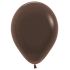 Шар пастель Коричневый S12"/30см (076) Chocolate Шоколад 12шт/уп (Колумбия) пастель 229966
